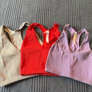 Free people movement racer back tanks medium